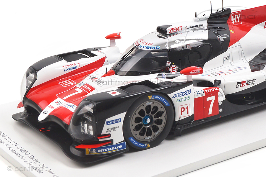 Toyota TS050 Hybrid 24h Le Mans 2018 Conway/Kobayashi/López Spark 1:18 18S341 Toyota TS050 Hybrid 24h Le Mans 2018 Conway/Kobayashi/López Spark 1:18 18S341