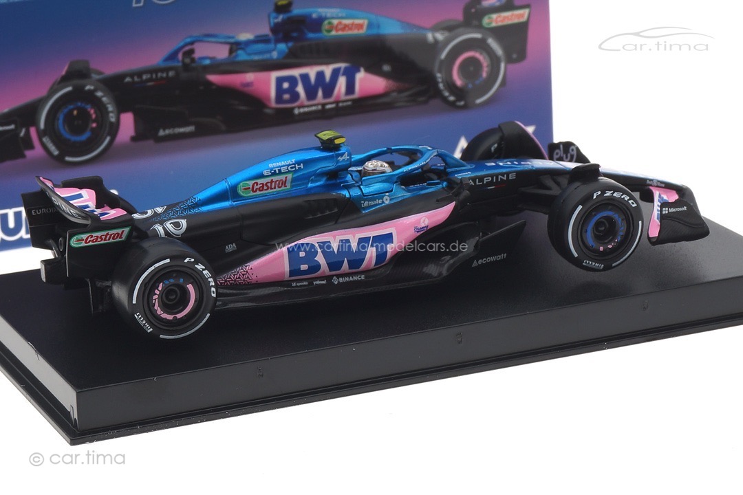 BWT Alpine A523 GP 2023 Pierre Gasly Bburago 1:43 18-38073GASLY BWT Alpine A523 GP 2023 Pierre Gasly Bburago 1:43 18-38073GASLY