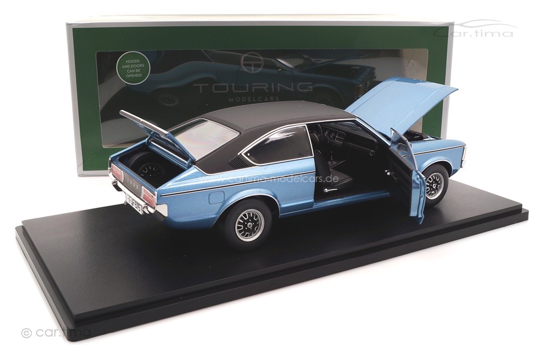 Ford Granada L Coupé 2. Series hellblau met. Touring 1:18 18080002