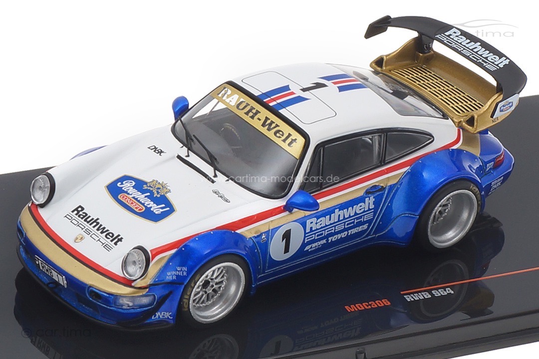 RWB auf Basis Porsche 911 (964) Rothmans Design IXO 1:43 MOC306