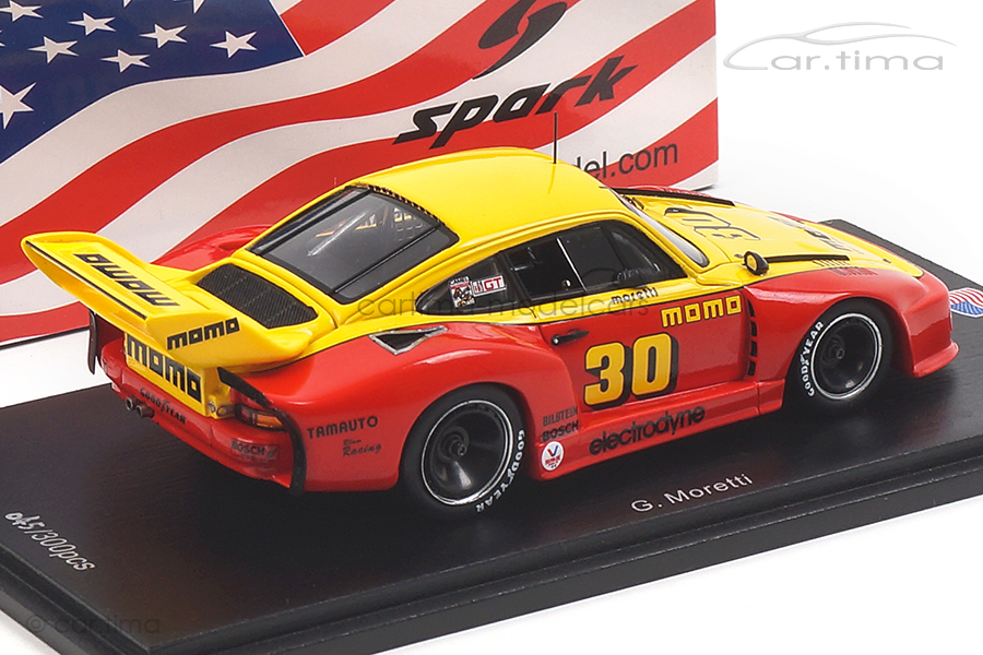 Porsche 935 1000 Miles Portland 1978 Gianpiero Moretti Spark 1:43 US041 Porsche 935 1000 Miles Portland 1978 Gianpiero Moretti Spark 1:43 US041