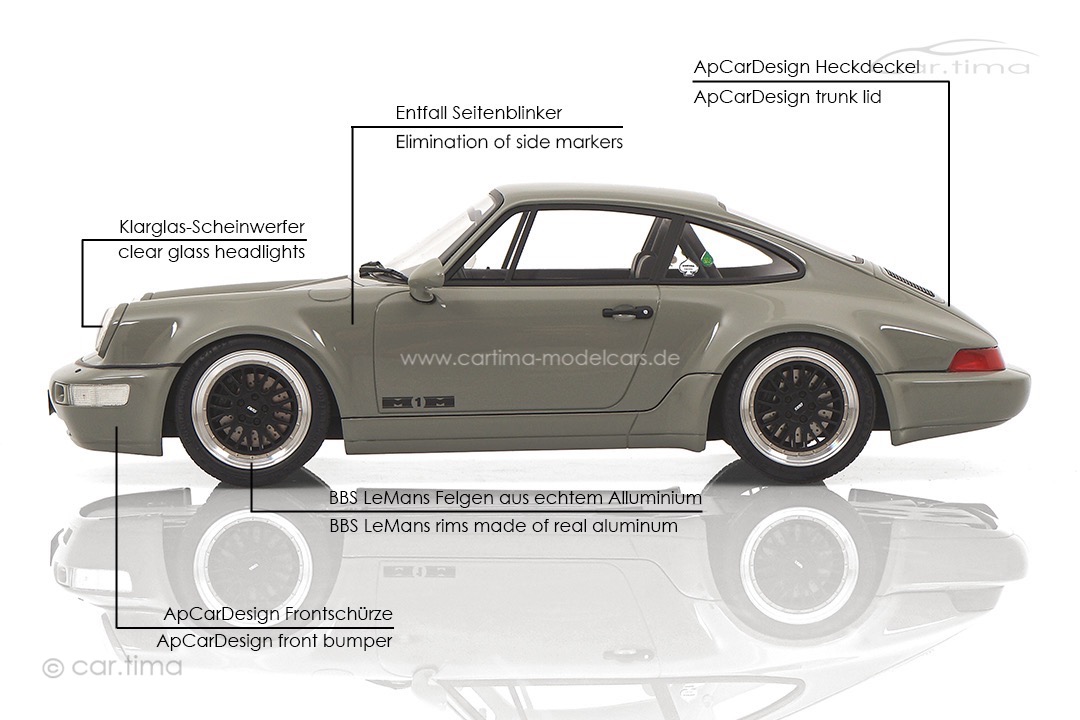 Porsche 911 (964) WTL M1M AP Car Design Michael Mauer car.tima 1:18 CAR01825024