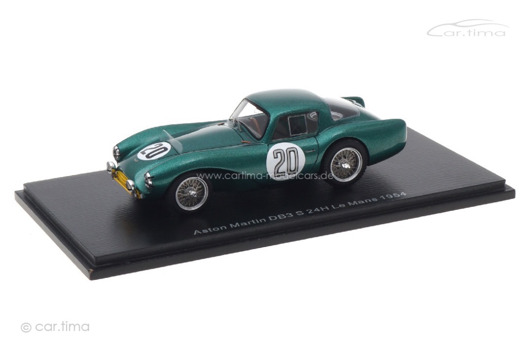 SPARK-MODEL S2435 Aston Martin DB3S #20 Le Mans 1954 Bira - Collins 1/43