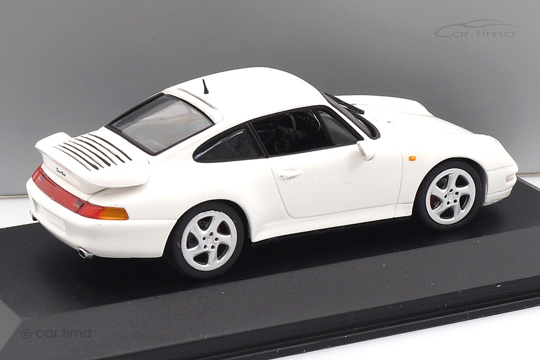 Porsche 911 (993) Turbo White Turbo History Collection Minichamps 1:43 WAP0205040AVKK