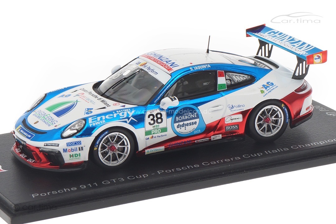 Porsche 911 GT3 Cup Porsche Carrera Cup Italia Champion 2020 Simone Iaquinta Spark 1:43 SI015 Porsche 911 GT3 Cup Porsche Carrera Cup Italia Champion 2020 Simone Iaquinta Spark 1:43 SI015