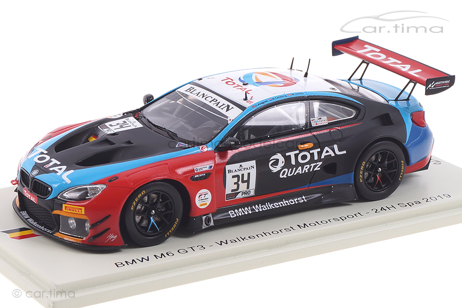 BMW M6 GT3 24h Spa 2019 Catsburg/Jensen/Krognes Spark 1:43 SB257 BMW M6 GT3 24h Spa 2019 Catsburg/Jensen/Krognes Spark 1:43 SB257