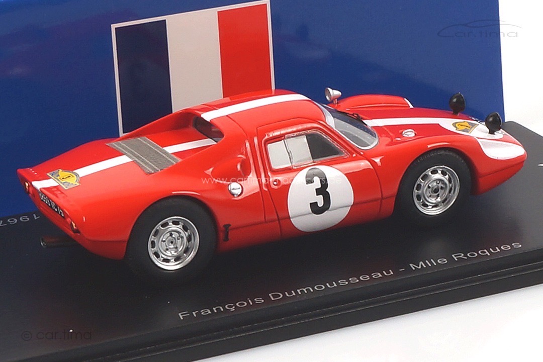Porsche 904 GTS Rallye des Routes du Nord 1966 Dumousseau/Roques Spark 1:43 SF165 Porsche 904 GTS Rallye des Routes du Nord 1966 Dumousseau/Roques Spark 1:43 SF165