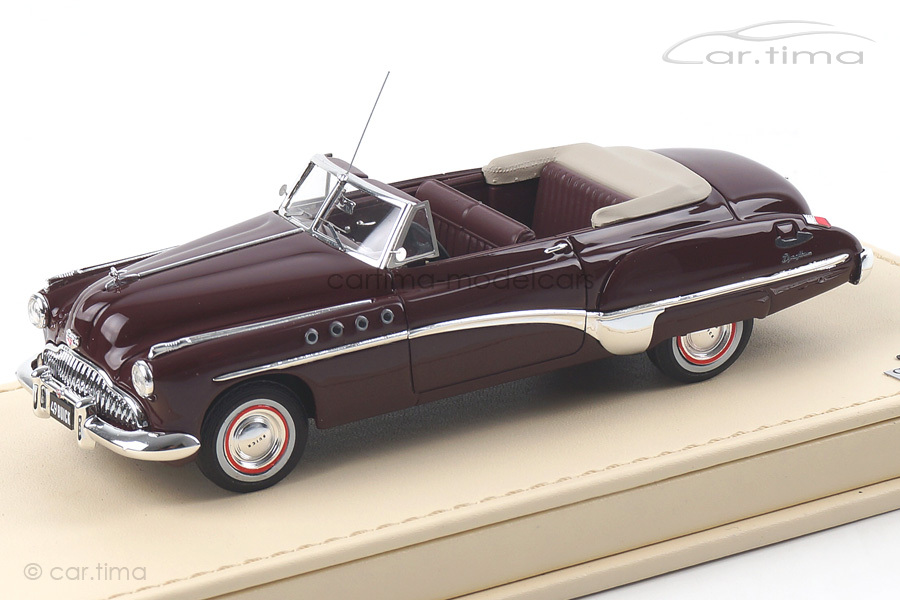 Buick Roadmaster Convertible Royal Maroon TSM 1:43 TSMCE154306 Buick Roadmaster Convertible Royal Maroon TSM 1:43 TSMCE154306
