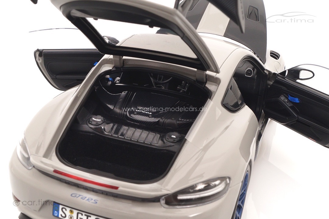 Porsche 718 Cayman GT4 RS Weissach Package Kreide Norev 1:18 187253