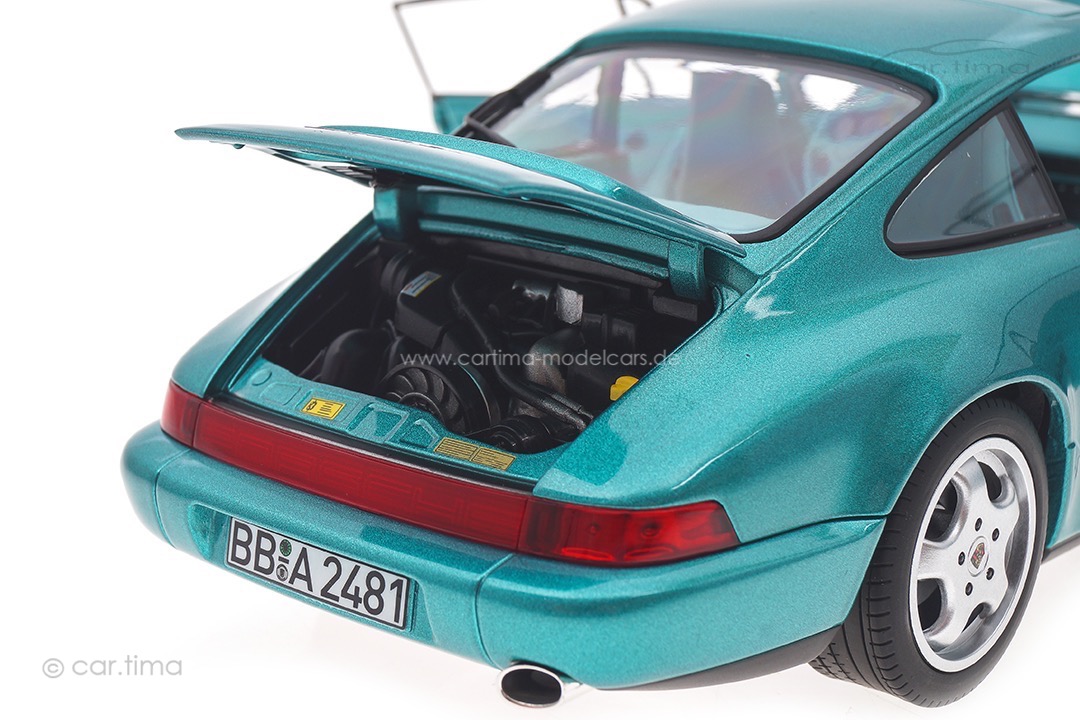 Porsche 911 (964) Carrera 2 Wimbledongrün Norev 1:18 187329 Porsche 911 (964) Carrera 2 Wimbledongrün Norev 1:18 187329