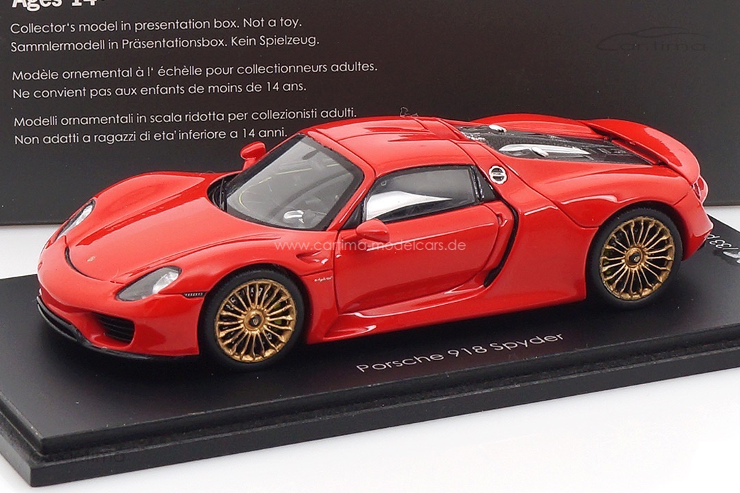 Porsche 918 Spyder China Edition Spark car.tima CUSTOMIZED 1:43 CA04314006CN