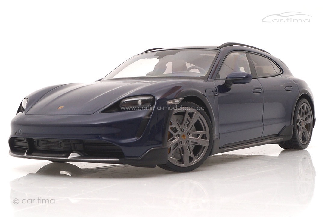 Porsche Taycan Turbo S Cross Turismo Enzianblaumet. Minichamps 1:18 WAP0217830M002