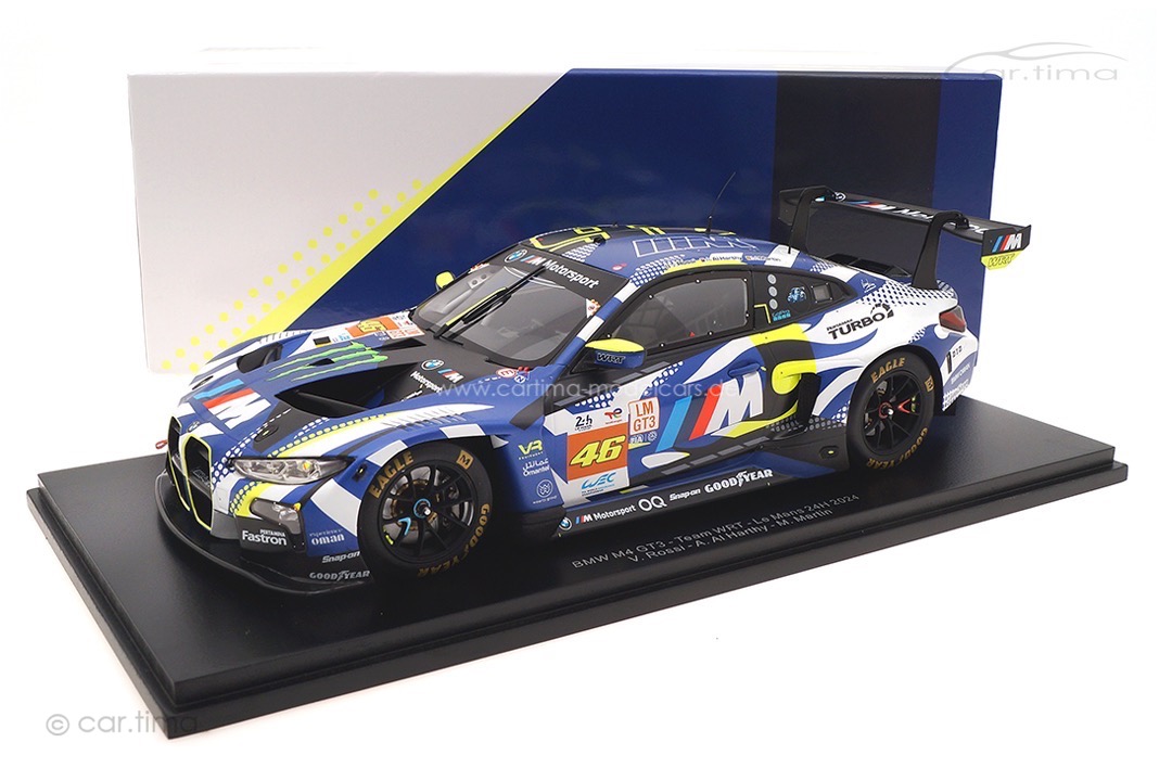 BMW M4 GT3 24h Le Mans 2024 Harthy/Martin/Rossi Spark 1:18 18S669