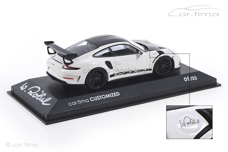 Porsche 911 (991 II) GT3 RS Weiß/Signatur Tankdeckel + Originalsignatur Walter Röhrl Porsche 911 (991 II) GT3 RS Weiß/Signatur Tankdeckel + Originalsignatur Walter Röhrl