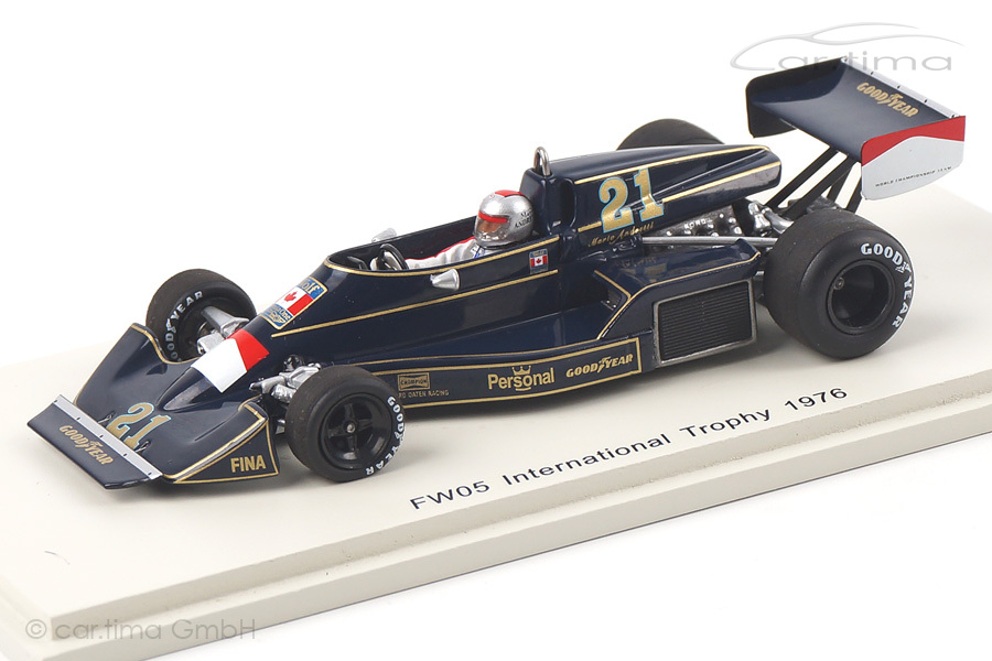 Williams FW05 International Trophy 1976 Mario Andretti Spark 1:43 S4044 Williams FW05 International Trophy 1976 Mario Andretti Spark 1:43 S4044