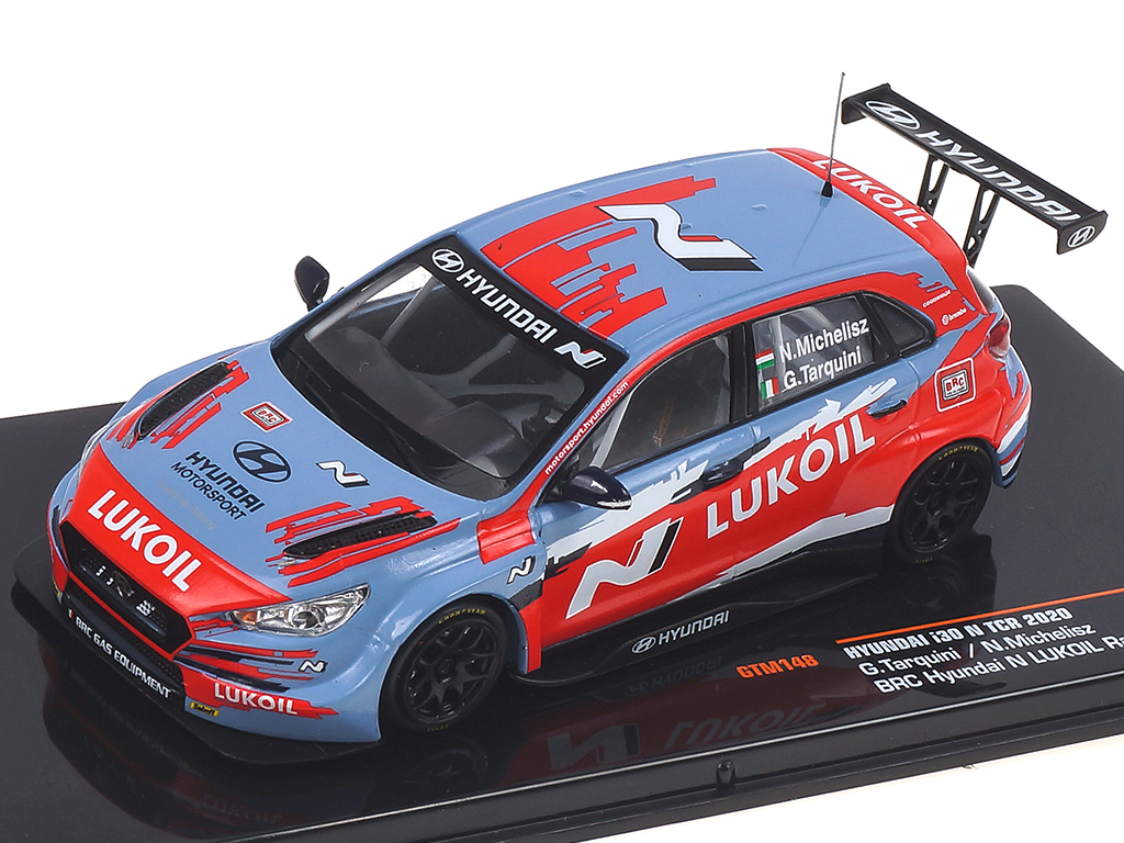 Hyundai i30 N TCR Präsentation WTCR 2020 Michelisz/Tarquini IXO 1:43 GTM148 Hyundai i30 N TCR Präsentation WTCR 2020 Michelisz/Tarquini IXO 1:43 GTM148