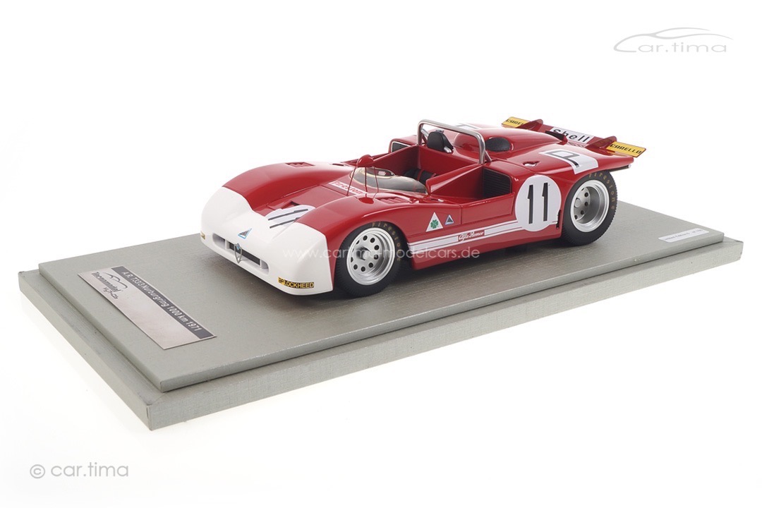 Alfa Romeo T33/3 1000 km Nürburgring 1971 De Adamich/Pescarolo Tecnomodel 1:18 TM18-50B Alfa Romeo T33/3 1000 km Nürburgring 1971 De Adamich/Pescarolo Tecnomodel 1:18 TM18-50B