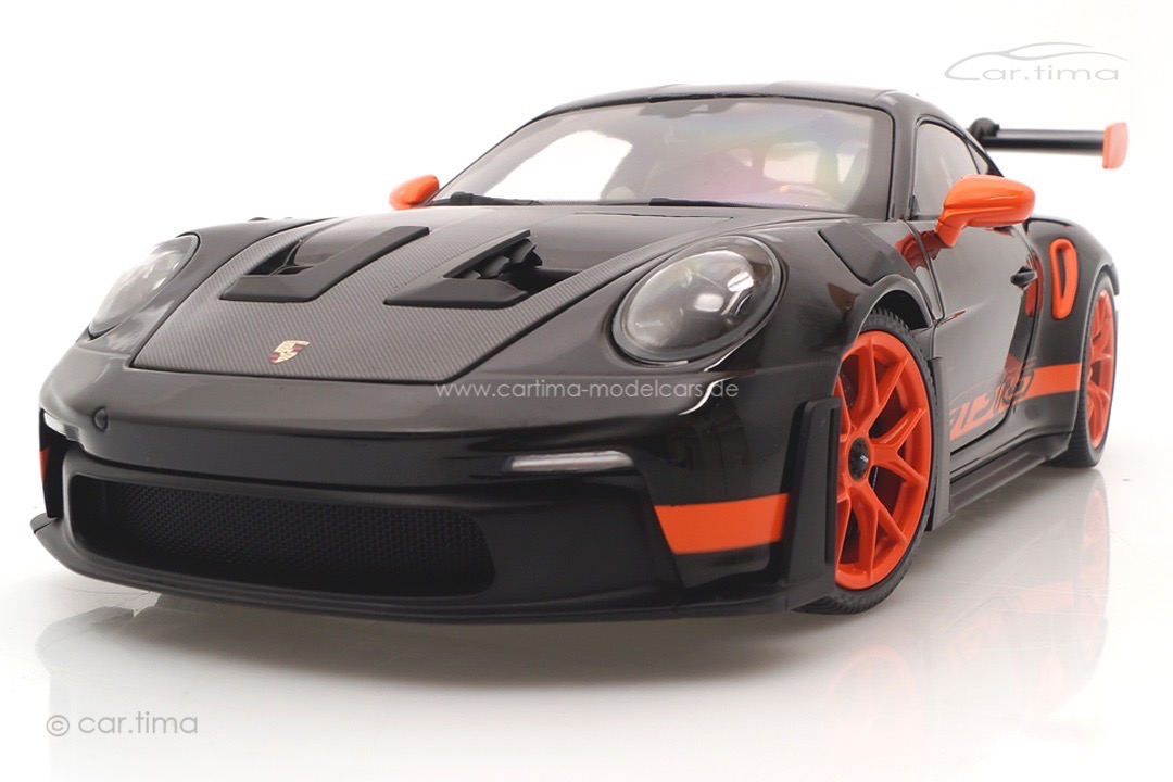 Porsche 911 (992) GT3 RS Schwarz/Rad orange Minichamps 1:18 113062030 Porsche 911 (992) GT3 RS Schwarz/Rad orange Minichamps 1:18 113062030