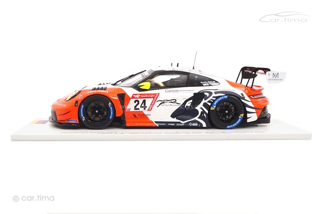 Porsche 911 GT3 R 24h Nürburgring 2023 Lionspeed GP by Car Collection Spark 1:18 FF026