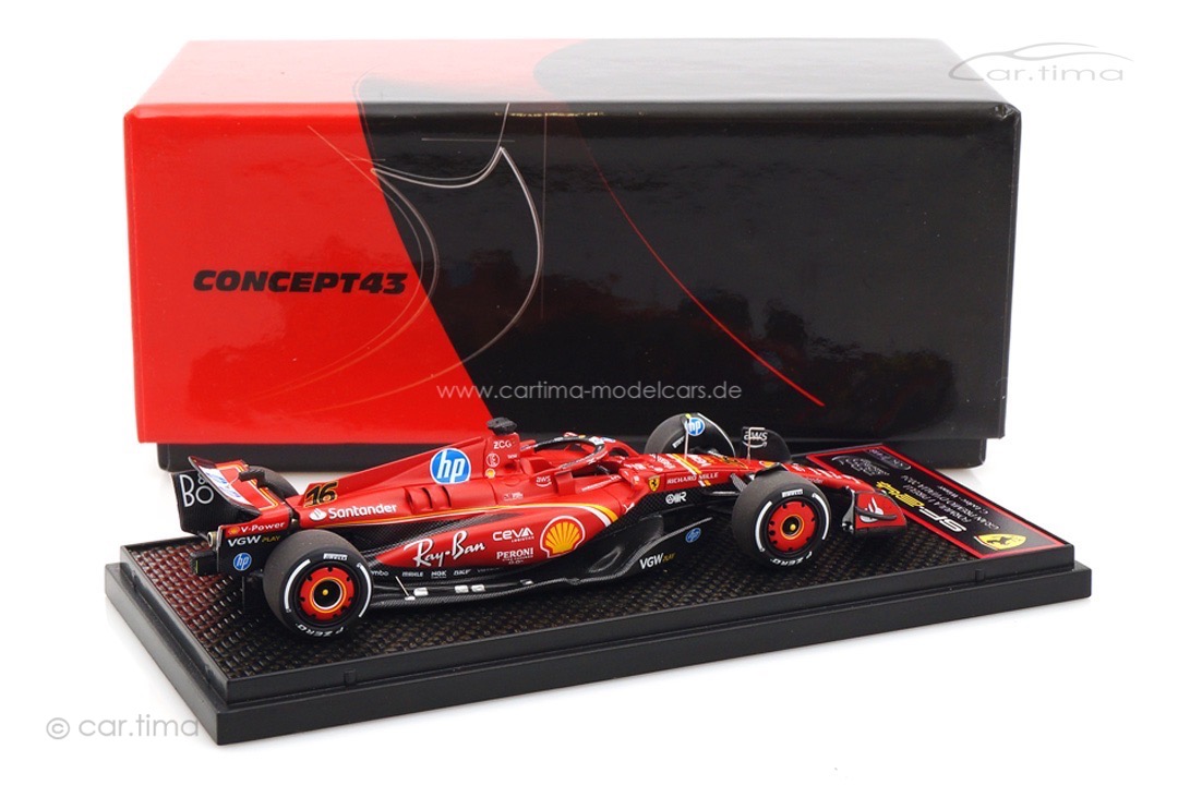 Ferrari SF24 Winner GP Italien Monza 2024 Charles Leclerc BBR 1:43 BBRC307A