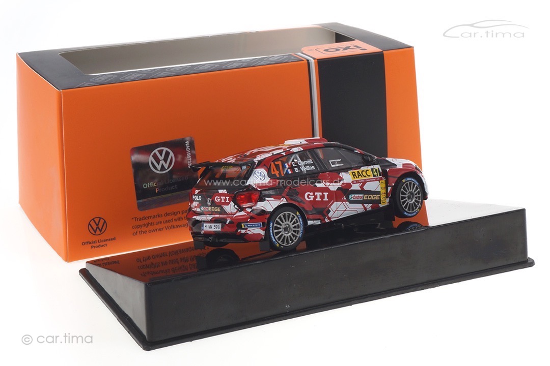 VW Polo GTI R5 WRC Rallye Catalunya 2018 Camilli/Veillas IXO 1:43 RAM741