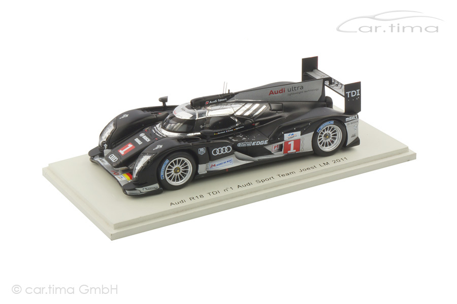 Audi R18 TDI 24h Le Mans 2011 Bernhard/Dumas/Rockenfeller Spark 1:43 S2516