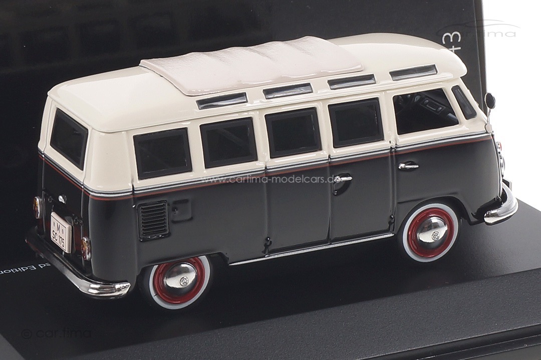 VW T1  Samba Bus schwarz/weiß Schuco 1:43 450369600