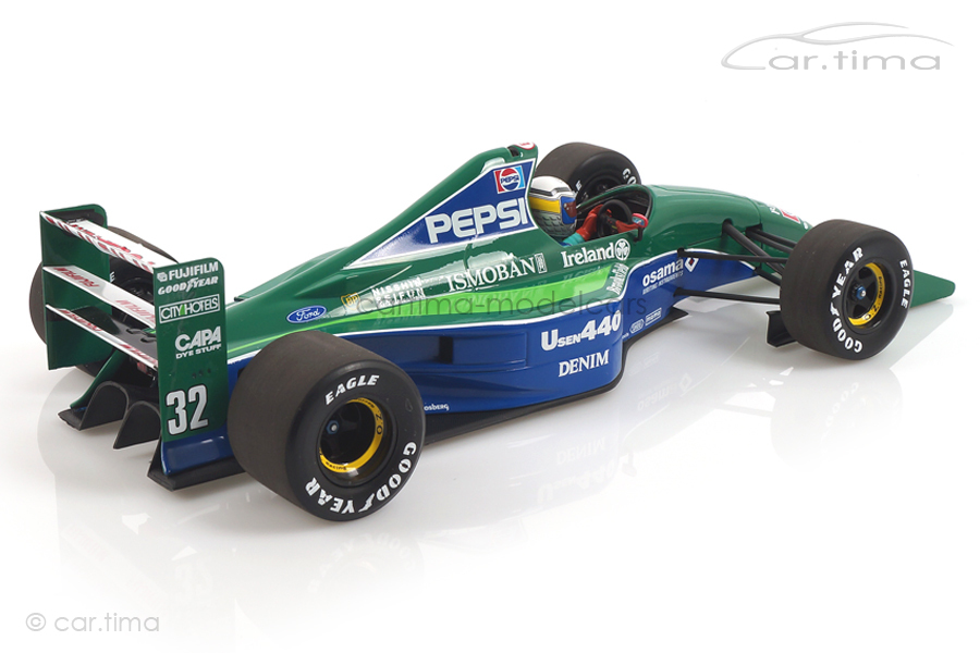 Jordan Ford 191 Japan GP 1991 Alessandro Zanardi Minichamps 1:18 110910332 Jordan Ford 191 Japan GP 1991 Alessandro Zanardi Minichamps 1:18 110910332