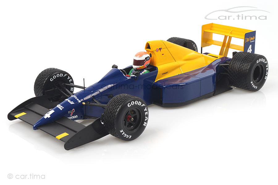 Tyrrell Ford 018 GP Belgien 1989 Johnny Herbert Minichamps 1:18 110891104 Tyrrell Ford 018 GP Belgien 1989 Johnny Herbert Minichamps 1:18 110891104