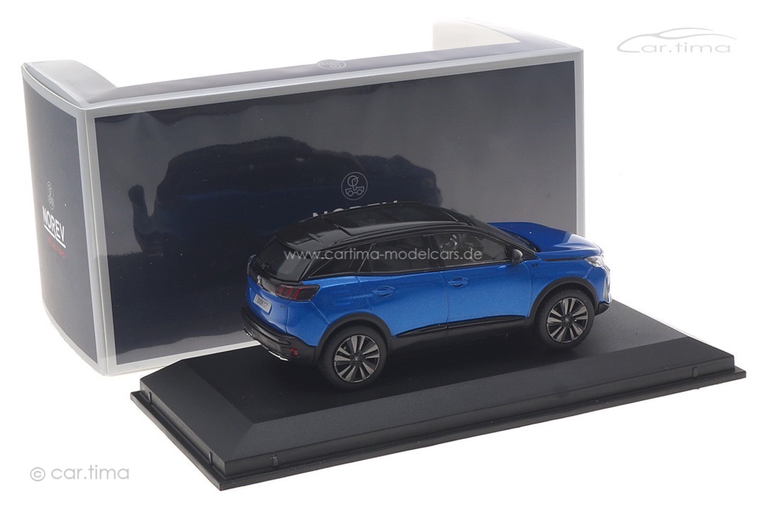 Peugeot 3008 GT Black Pack 2021 Vertigo Blue Norev 1:43 473919 Peugeot 3008 GT Black Pack 2021 Vertigo Blue Norev 1:43 473919