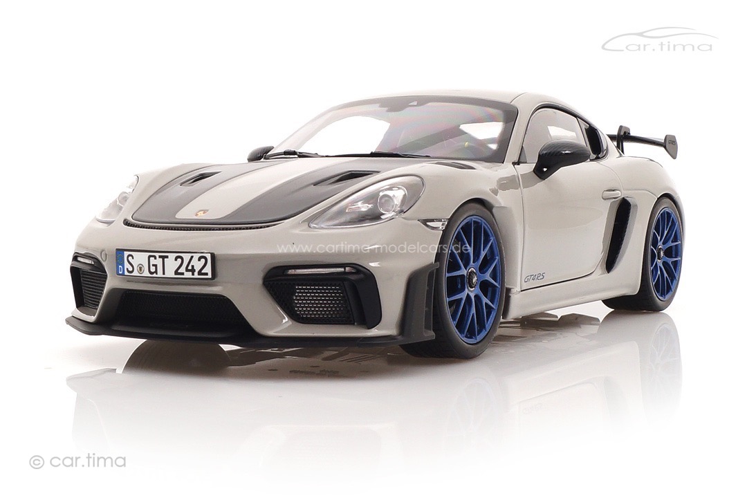 Porsche 718 Cayman GT4 RS Weissach Package Kreide Norev 1:18 187253