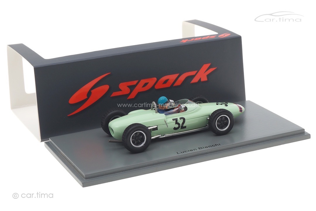 Lotus 18-21 GP Großbritannien 1961 Lucien Bianchi Spark 1:43 S7446 Lotus 18-21 GP Großbritannien 1961 Lucien Bianchi Spark 1:43 S7446