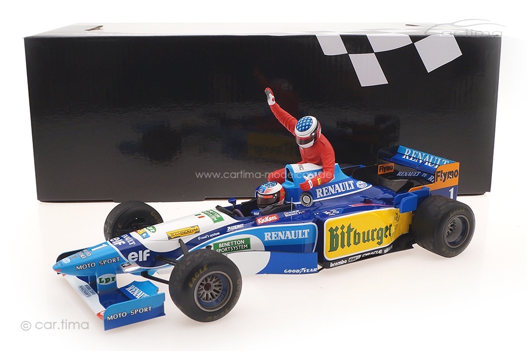Benetton Renault B195 GP Kanada 1995 Michael Schumacher/Jean Alesi Minichamps 1:18 510950601