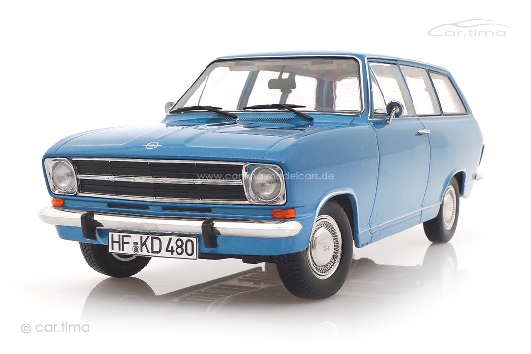 Opel Kadett B Caravan Sierra Monza Blue met. Touring 1:18 18048105