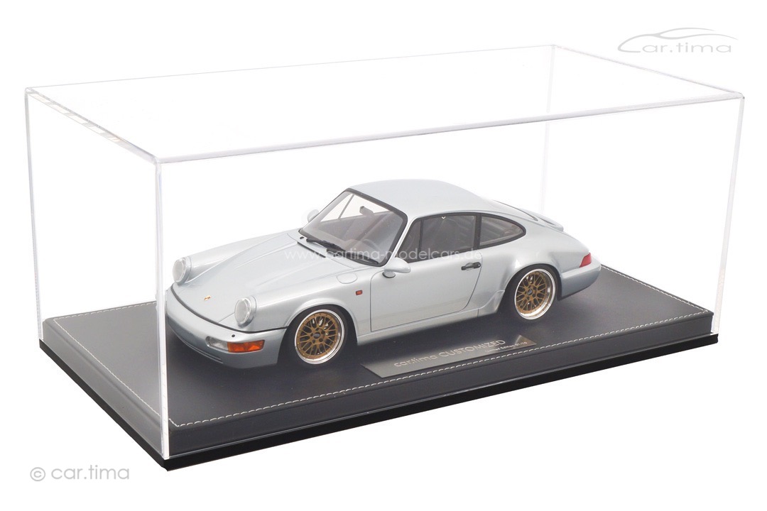 Porsche 911 (964) Carrera 2 Polarsilber BBS Le Mans Alufelgen car.tima CUSTOMIZED 1:18