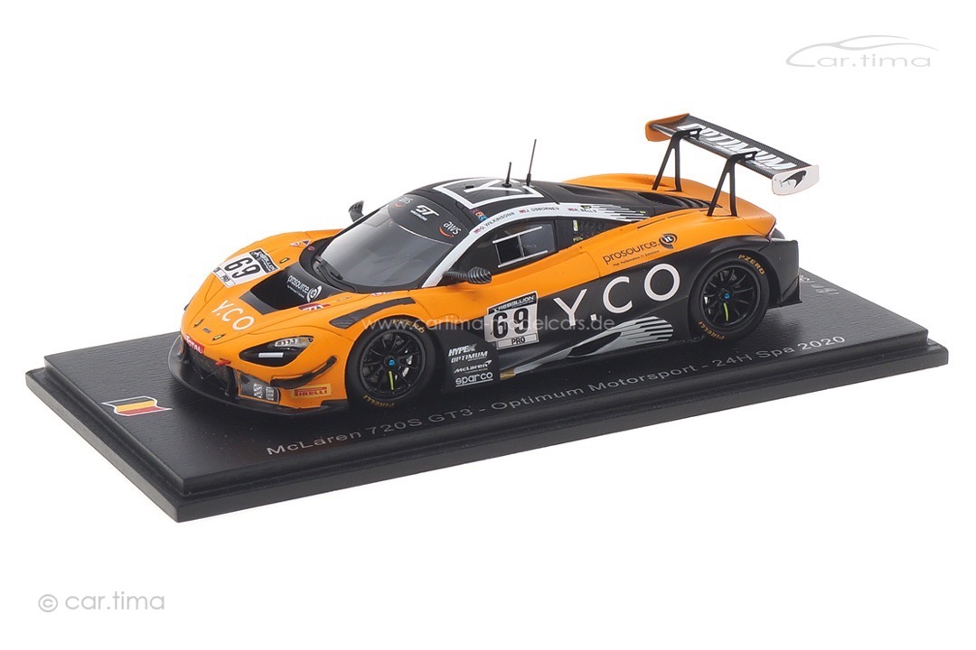 McLaren 720S GT3 24h Spa 2020 Bell/Osborne/Wilkinson Spark 1:43 SB405