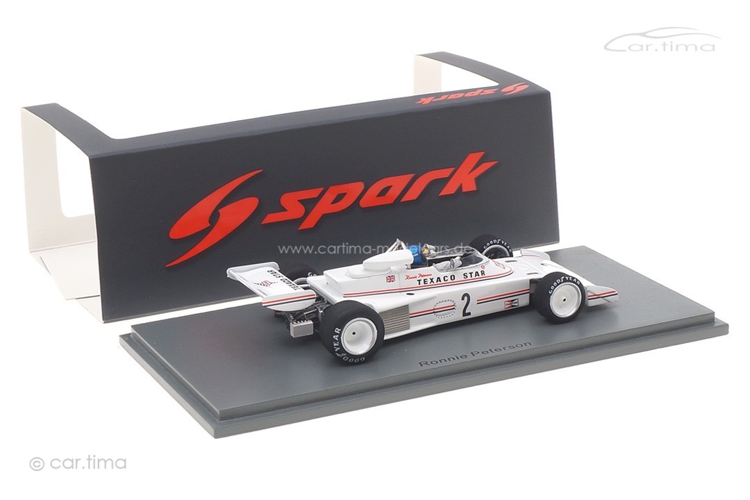 Lotus 74 I.G.B. GP F2 1973 Ronnie Peterson Spark 1:43 S7303 Lotus 74 I.G.B. GP F2 1973 Ronnie Peterson Spark 1:43 S7303