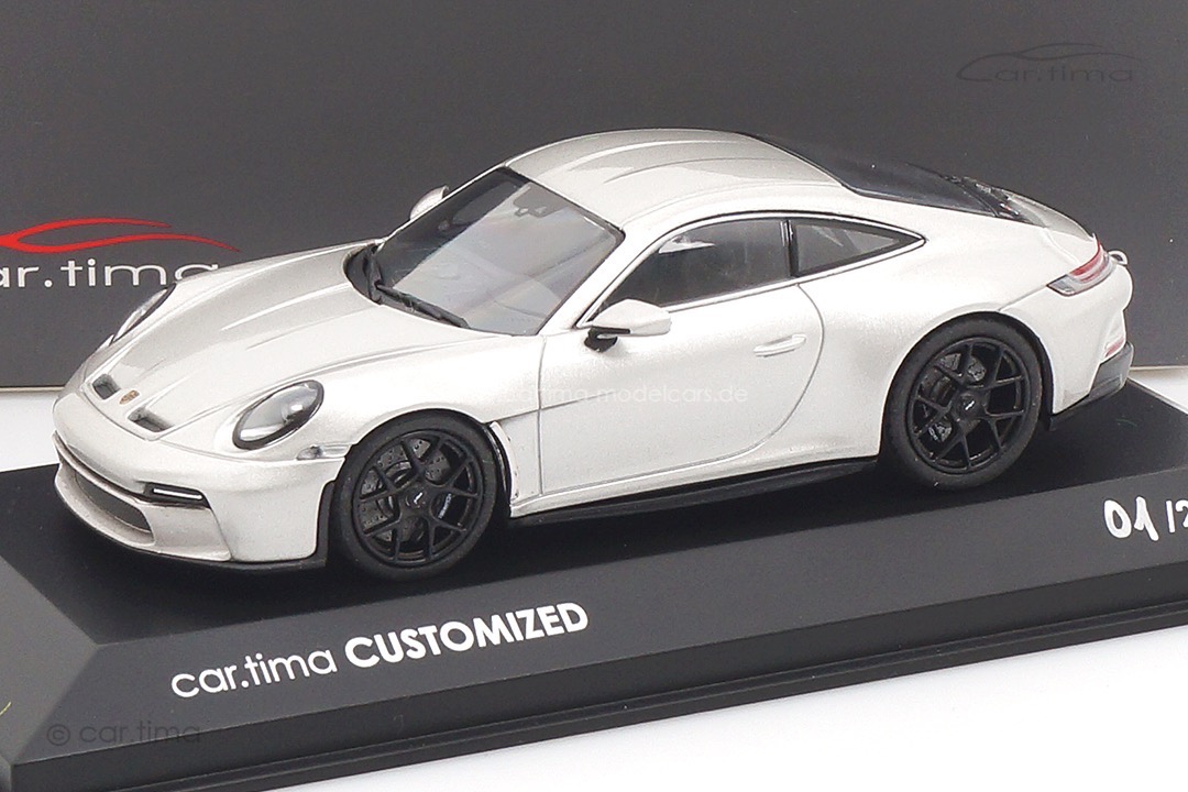 Porsche 911 (992) S/T GT-Silber/Rad schwarz Minichamps car.tima CUSTOMIZED 1:43 CAC04326006