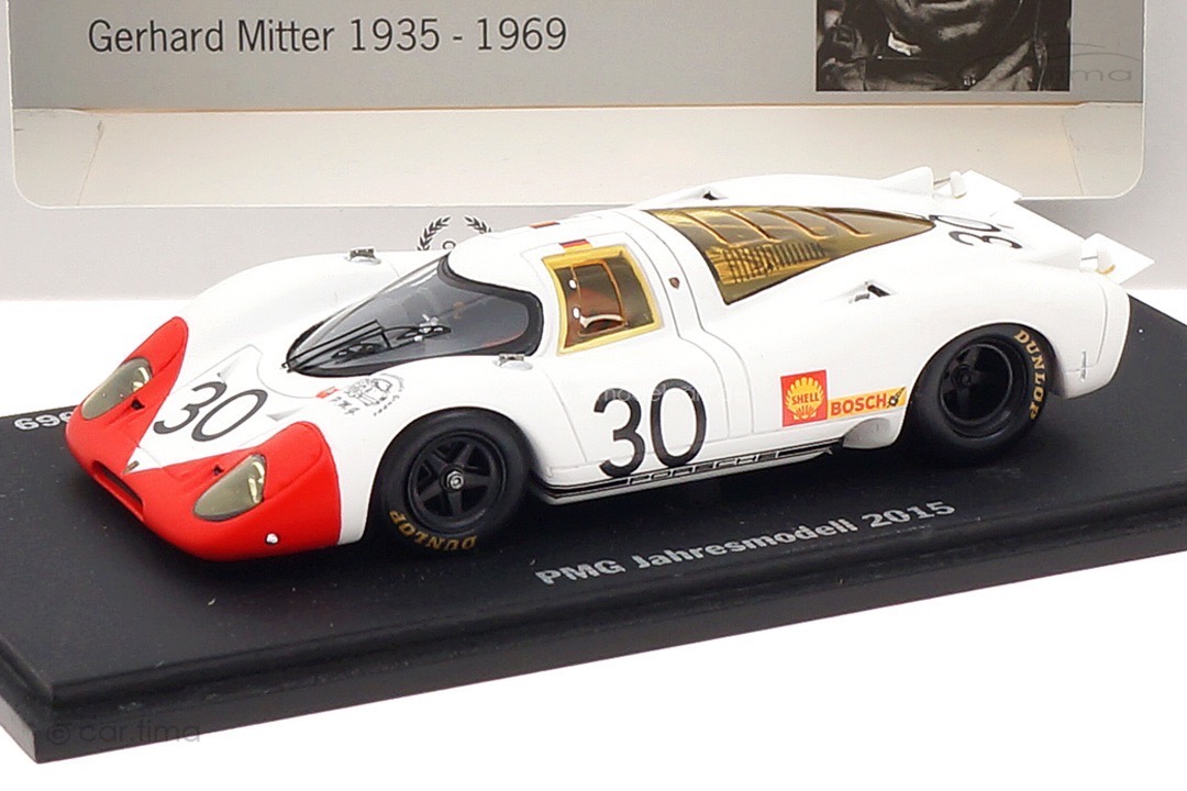 Porsche 917 Spa 1969 Gerhard Mitter PMG Jahresmodell 2015 Spark 1:43 SAM255 Porsche 917 Spa 1969 Gerhard Mitter PMG Jahresmodell 2015 Spark 1:43 SAM255
