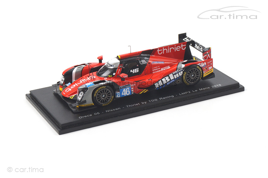 Oreca 05-Nissan 24h Le Mans 2015 Badey/Gommendy/Thiriet Spark 1:43 S4659 Oreca 05-Nissan 24h Le Mans 2015 Badey/Gommendy/Thiriet Spark 1:43 S4659