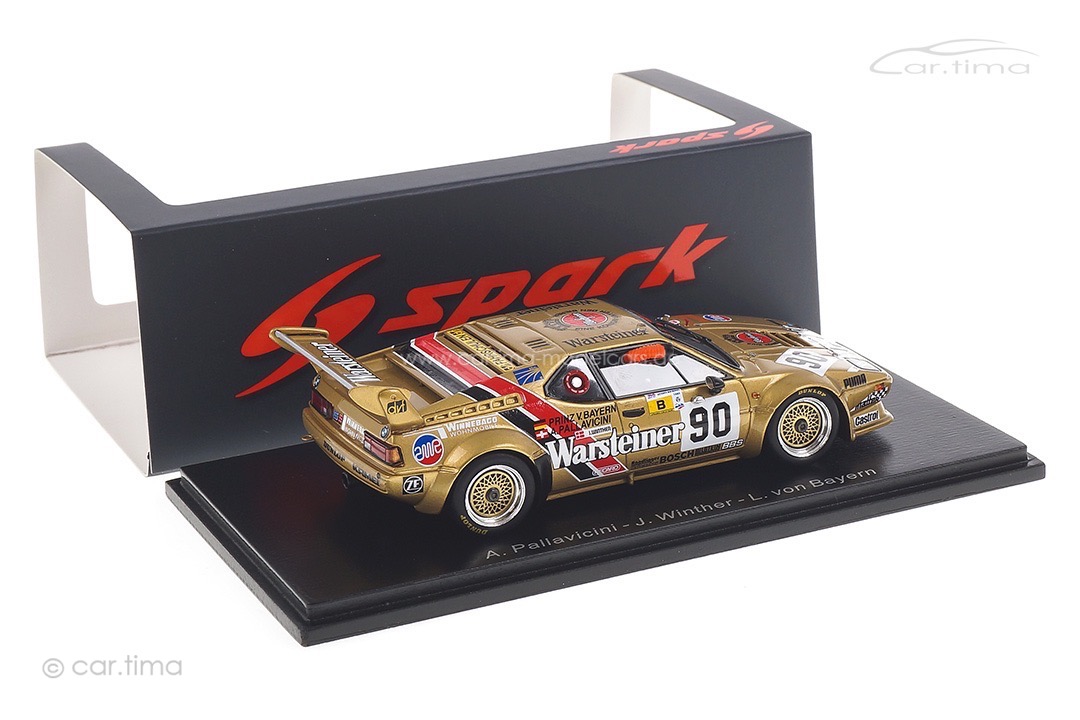 BMW M1 24h Le Mans 1983 Pallavicini/Winther/von Bayern Spark 1:43 S6407 BMW M1 24h Le Mans 1983 Pallavicini/Winther/von Bayern Spark 1:43 S6407
