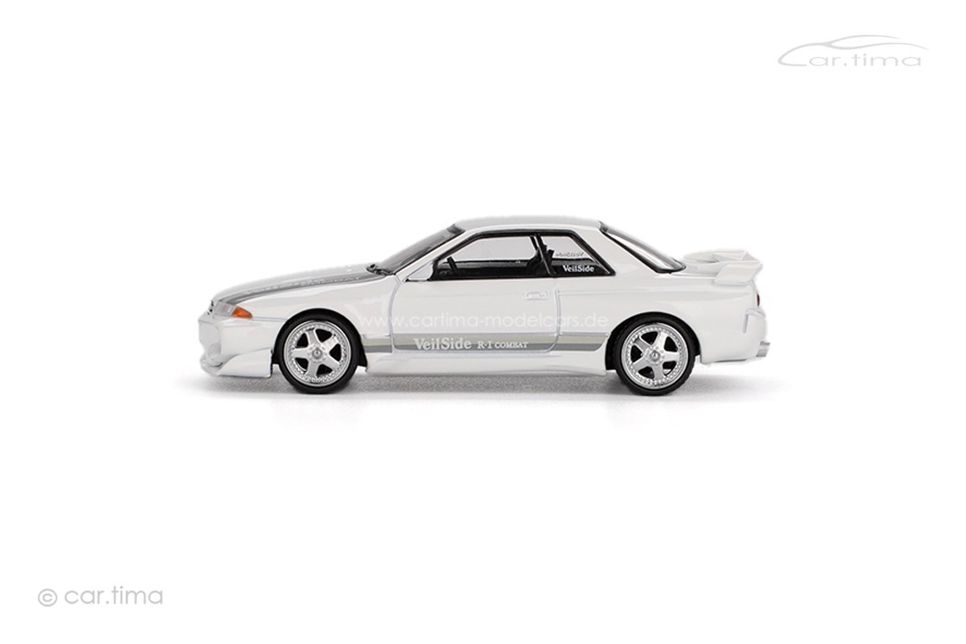 Nissan Skyline GT-R (R32) Veilside Combat C-1 weiß MINI GT 1:64 MGT01066-R