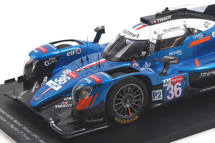 Alpine A470-Gibson Winner LMP2 24h Le Mans 2018 Lapierre/Thiriet Spark 1:18 18S391
