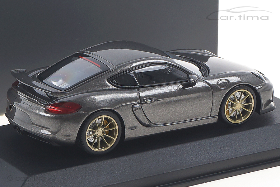 Porsche Cayman GT4 - Achatgrau / Rad lime gold - Minichamps - car.tima CUSTOMIZED Porsche Cayman GT4 - Achatgrau / Rad lime gold - Minichamps - car.tima CUSTOMIZED