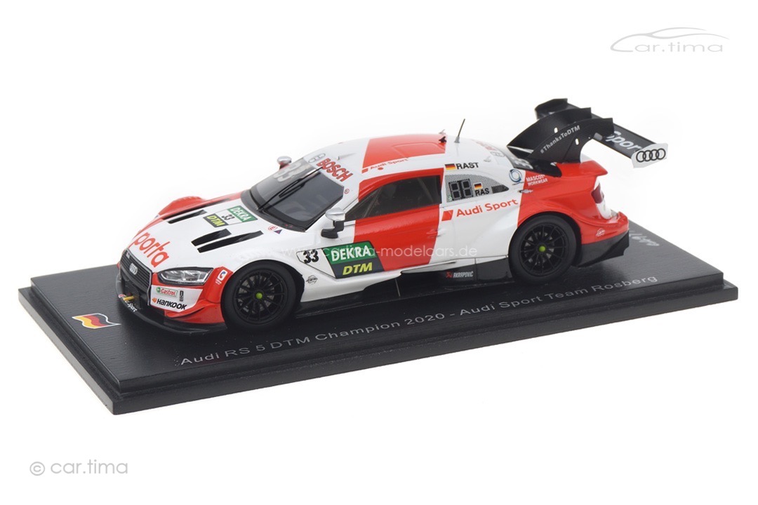 Audi RS5 DTM Champion 2020 René Rast Spark 1:43 SG652