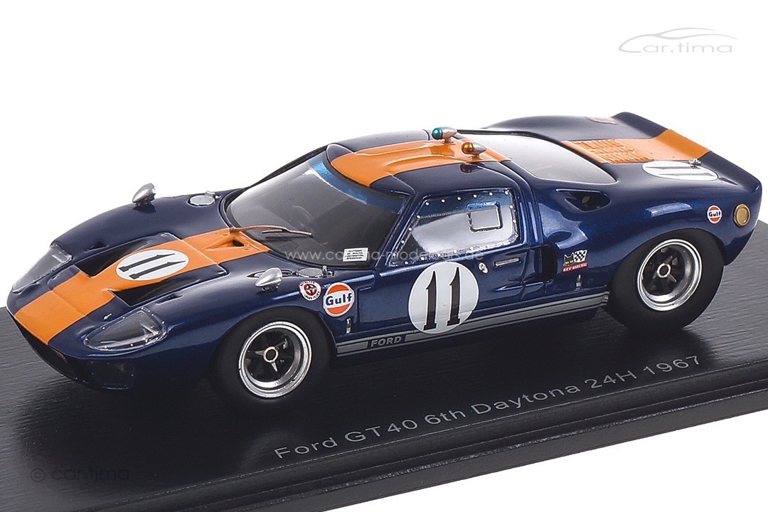Ford GT40 6h Daytona 1967 Ickx/Thompson Spark 1:43 S4541 Ford GT40 6h Daytona 1967 Ickx/Thompson Spark 1:43 S4541