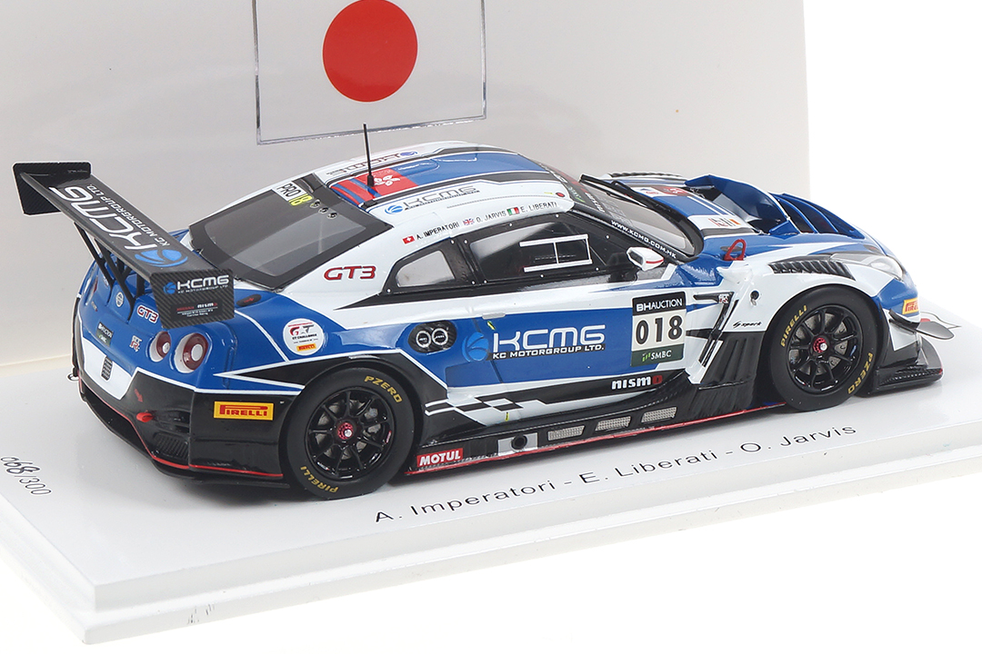 Nissan GT-R Nismo GT3 Suzuka 2019 Imperatori/Jarvis/Liberati Spark 1:43 SJ092 Nissan GT-R Nismo GT3 Suzuka 2019 Imperatori/Jarvis/Liberati Spark 1:43 SJ092