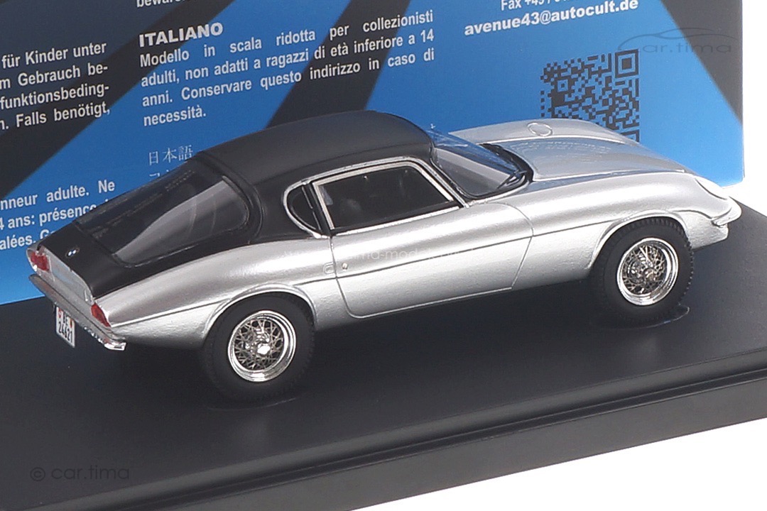 BMW Hurrican silber/schwarz Avenue43 1:43 60064 BMW Hurrican silber/schwarz Avenue43 1:43 60064