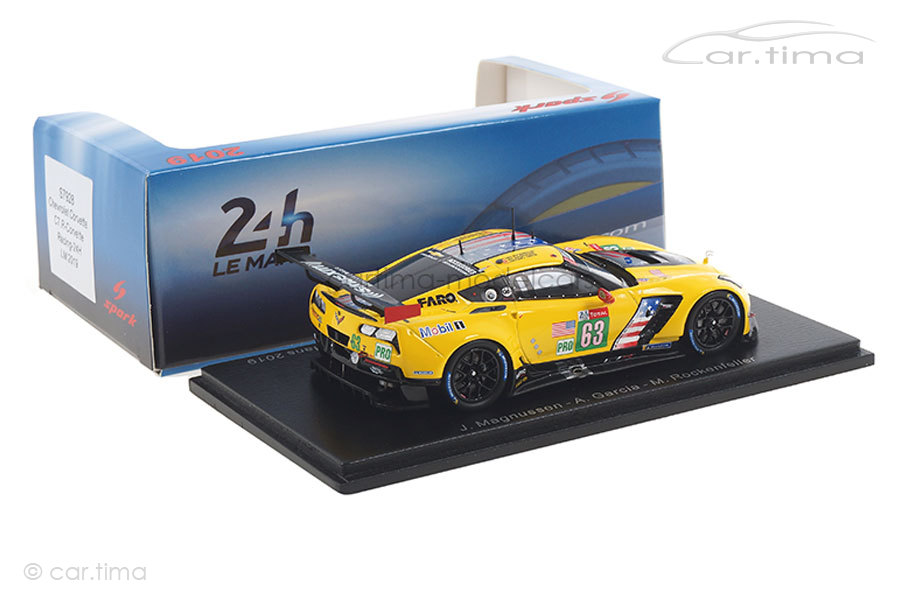 Chevrolet Corvette C7.R 24h Le Mans 2019 Magnussen/Rockenfeller Spark 1:43 S7928 Chevrolet Corvette C7.R 24h Le Mans 2019 Magnussen/Rockenfeller Spark 1:43 S7928