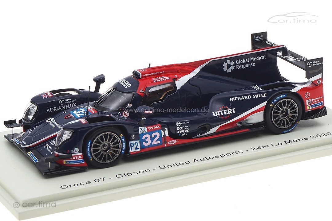 Oreca 07-Gibson 24h Le Mans 2020 Brundle/Owen/van Uitert Spark 1:43 S7972 Oreca 07-Gibson 24h Le Mans 2020 Brundle/Owen/van Uitert Spark 1:43 S7972